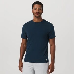 Vuori Tuvalu Technical Tee NWT *FLAWS* - Men's Small - Navy Blue short sleeve